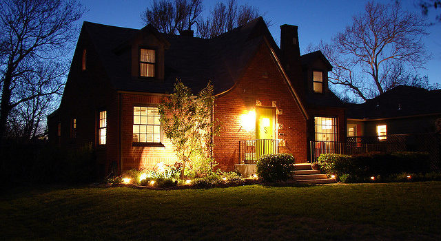 Holiday company landscape lighting